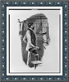Historic Print (M): [Man on ship comparing temperature of the surface of the sea and the air in various part