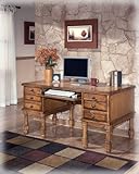 Storage Leg Desk by Ashley - Medium Wood (H430-26)