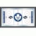 NHL Toronto Maple Leafs Framed Hockey Rink Mirror - 15Lx26W