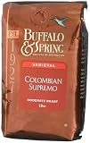 Buffalo & Spring Colombia Supremo, Whole Bean Coffee, 12-Ounce Bags (Pack of 3)