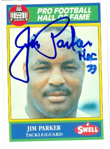 Jim Parker Autographed/Hand Signed Football Card (Baltimore Colts) 1990 Swell Legends #90