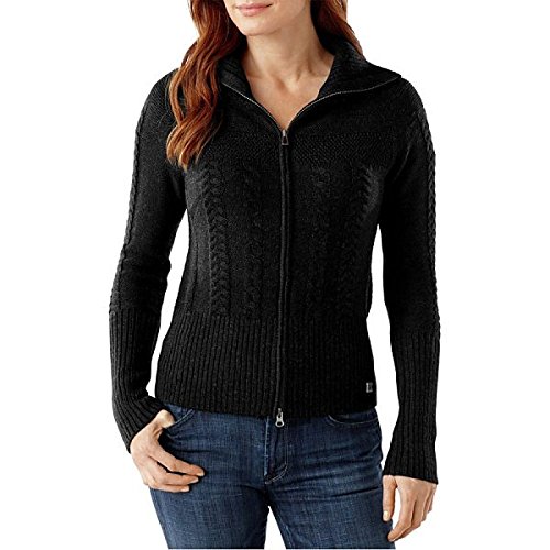 スマートウール アウター ニット&セーター SmartWool Ski Town Full-Zip Sweater Charcoal H [並行輸入品]