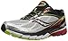 Saucony Men's Ride 8 Running Shoe, Silver/Red/Citron,9.5 M US