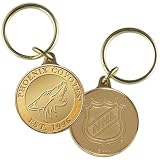 NHL Phoenix Coyotes Bronze Coin Keychain