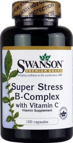 Super Stress Vitamin B Complex with Vitamin C (100 Capsules)