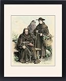 Framed Prints of Medieval monks gardening vegetables from North Wind