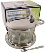 RSVP Endurance Italian Style salt server with spoon 3 pc set