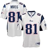 Randy Moss New England Patriots White NFL Replica Jersey