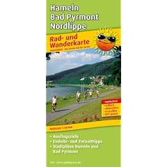 Rad- und Wanderkarte Hameln - Bad Pyrmont - Nordlippe: Mit Ausflugszielen, Einkehr- & Freizeittipps und Stadtpl�nen, wetterfest, reissfest, abwischbar, GPS-genau. 1:50000