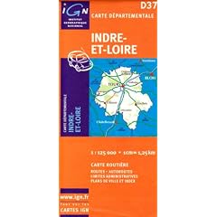 Indre-et-Loire (Department Maps)