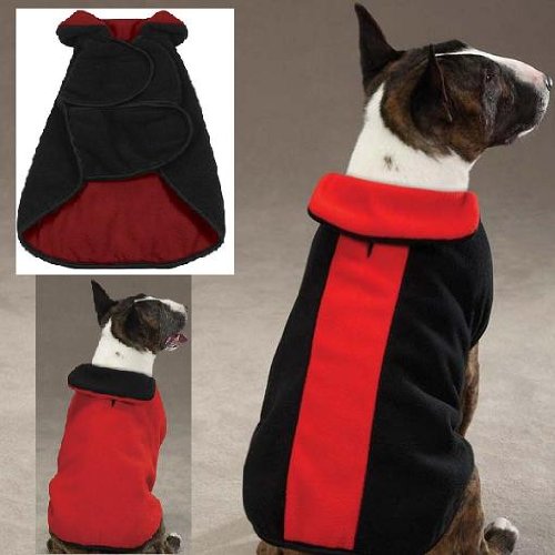 Fleece Jacket Coat Black XXL Dog Puppy Apparel by Zack & Zoey