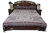 Indian Bedcover Reversible Pashmina Bedding Blanket Throw