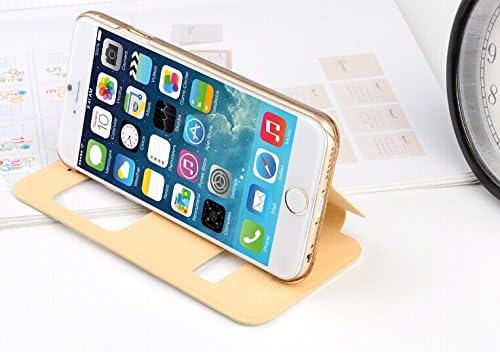 View series design Smart Window View Front Flip Cover W Open Logo Back Folio Case for iPhone 6 4.7"