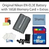 Original Nikon EN-EL3E Lithium-Ion Camera Battery for Nikon D200, D300, D70 ....