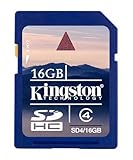 Kingston 16 GB Class 4 SDHC Flash Memory Card SD4/16GB