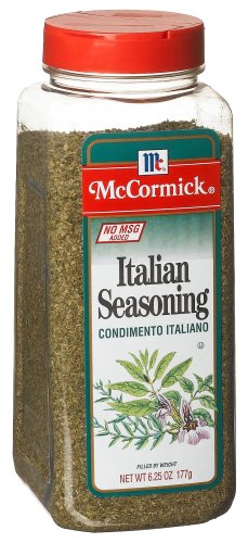 McCormick Italian Seasoning (no Msg), 6.25-Ounce Units (Pack of 3)