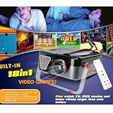 送料無料！エンターテイメント　プロジェクター　EMPJ-009　すぐに遊べる18ビデオゲーム内蔵！