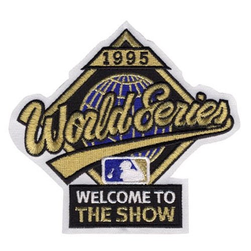 1995 World Series Official MLB Baseball Logo Patch - Atlanta Braves over Cleveland Indians