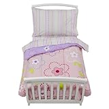 Circo® Toddler Dot Floral 4-Piece Bedding Set - Pink