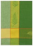 Waffle Weave 100% Cotton Fern Green Dishtowel 18" X 28" Set / 6
