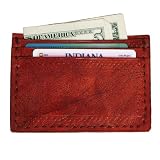 Leather Business Card Holder - Fair Trade - Credit Card Wallet