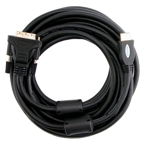 HDMI-M to DVI-M Cable, 25 FT / 7.6 M