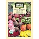 Seeds of Change Certified Organic Beet Mix, Colorful - 2 grams, 150 Seeds Pack