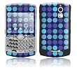 Dots Indigo Design Protective Skin Decal Sticker for Blackberry Curve 8300/ 8310/ 8320 Cell Phones