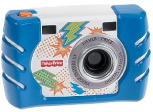 Mattel W1459 - Fisher Price, Fotocamera digitale, colore: Blu