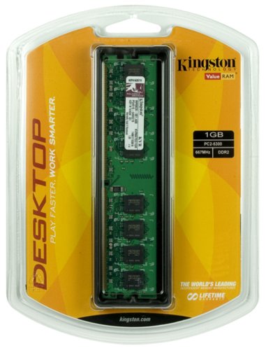 Kingston ValueRam 1GB DDR2 667MHz (KVR667D2/1GR)