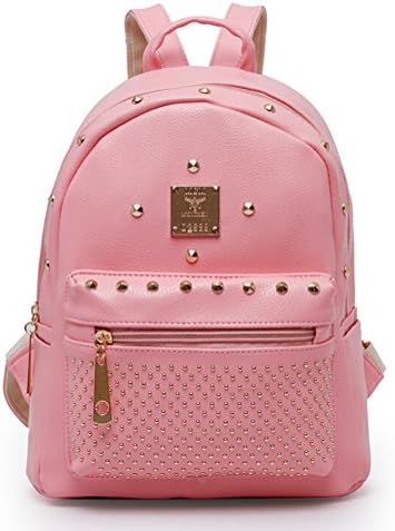 Girls' Lightweight Polyester Patterns Back to School Backpacks Pink