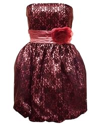 Bubble Dress Rayon/Spandex Cocktail Lace  Dress