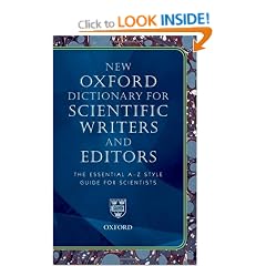 Oxford Dictionary for Scientific Writers and Editors