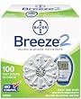 Bayer Breeze2 Blood Glucose, 100 Test Strips