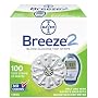 Bayer Breeze2 Blood Glucose, 100 Test Strips