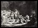 Rembrandt Harmensz. van Rijn (Hundred Guilder leaf, Christ heals the sick) Framed Art Poster Print - 11 X 17