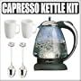 Capresso H2O Classic Glass Water Kettle With Tea Outfit