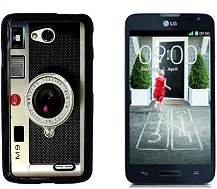 Paisley Flower Pattern Tuff Hard Plastic and Aluminum Back Case for LG Optimus L70