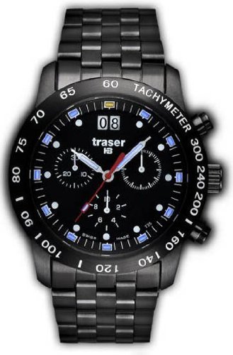 Traser T4004.357.37.01 Chrono Big Date Pro Blue, Chronograph Watch