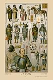 Canvas Print, Japan - Ainos Military Costume - 24x36