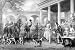 George Washington & The Return from the Hunt [12 x 18 Picture]