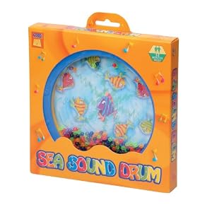 Mini Sea Sound Drum Musical Toy by Edushape