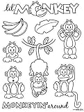 Silly Monkey Clear Stamps