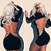 Women's Sexy Hollow out Backless Irregular Bandage Dress Night Club Party Dresses
