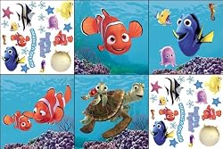 Blue Mountain Wallcoverings 31420600 Finding Nemo Self-Stick Decorating Kit