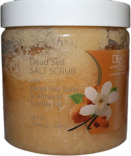Dead Sea Salt Scrub with Almond Vanilla Oil 23.98 oz