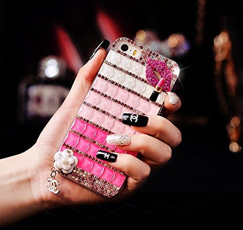 Highsurround Bling Rhinestone Metal Bumper Frame Case + Button Sticker for Samsung Galaxy S6