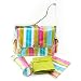 kalencom Laminated Buckle Bag Paradise stripe aqua  マザーズバッグ ポリエステルラミネートコート kc0001-26