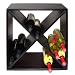 Vinotemp VT-DIAMONDBIN Wood Wine Rack Cube, 24-Bottle