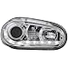 Produkt-Bild: Dectane SWV02AGX DAYLINE Scheinwerfer VW Golf IV 97-03 TFL-Optik chrome